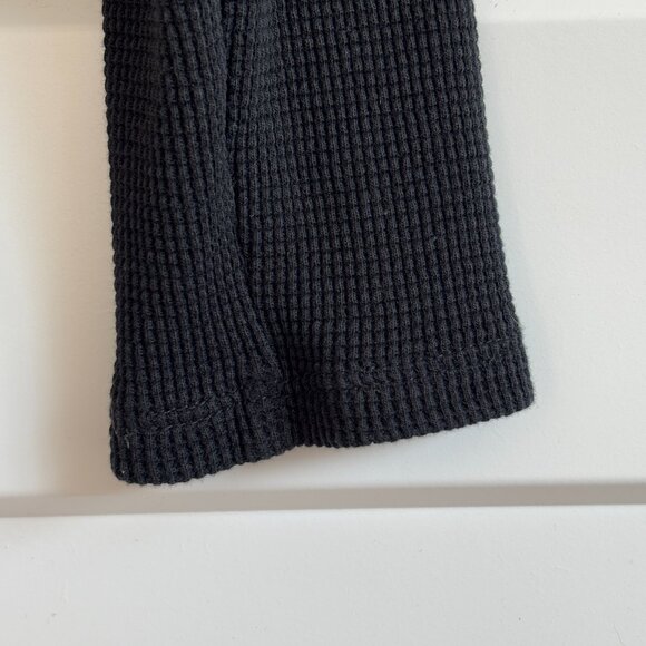 Theory Long-Sleeved Waffle Top, Medium - Picture 3 of 5